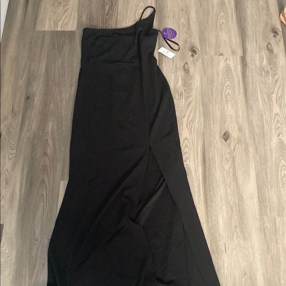Windsor One Shoulder Black Dress